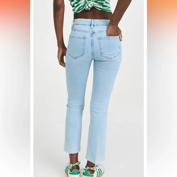 FRAME Women's Le Crop Mini Boot Jeans Size 29 - Picture 2 of 9